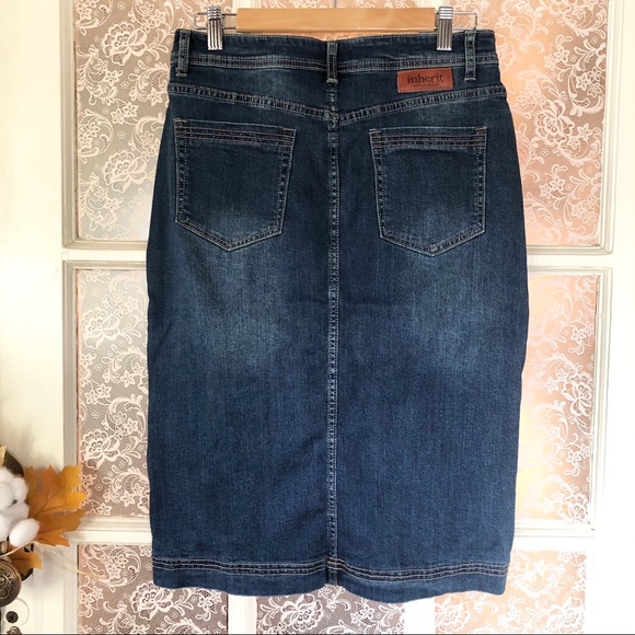inherit Dresses & Skirts - Bryn Denim Stretch Jean Skirt